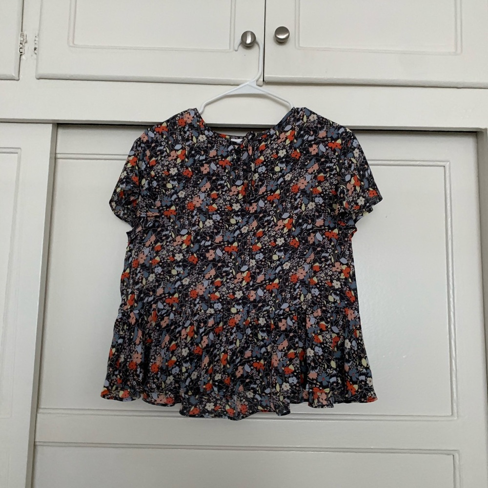 Floral printed blouse